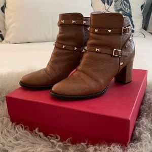 Valentino rockstud booties
